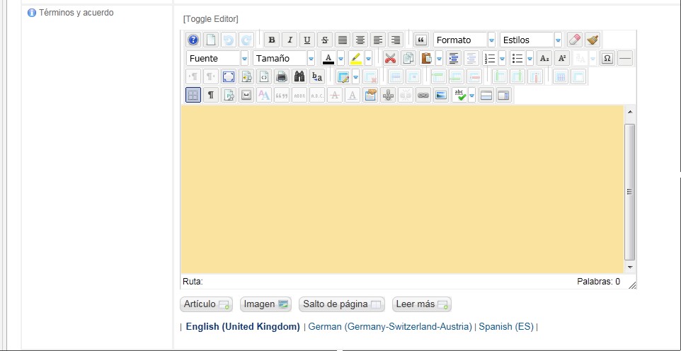 Terminos y Condiciones sistema Ice-Booking
